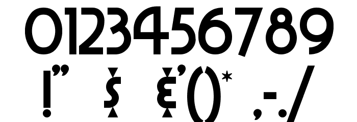 SnappyService Font OTHER CHARS