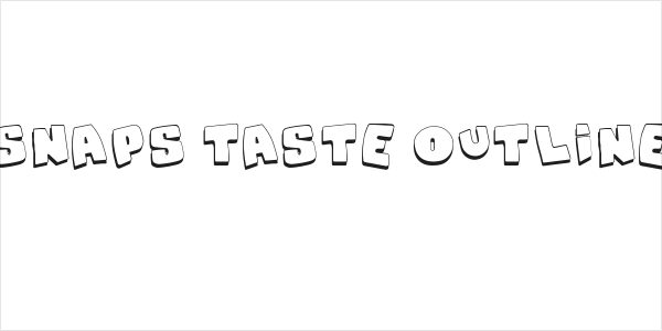 Snaps Taste Outline Logo