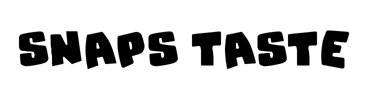 Snaps Taste  フリーフォントのダウンロード