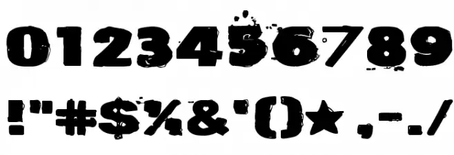 Snapz! Font OTHER CHARS