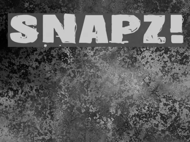 Snapz! Font examples