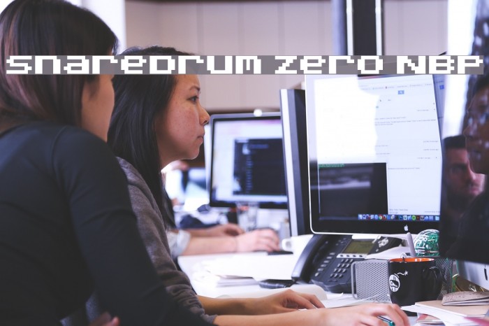 SnareDrum Zero NBP Font examples