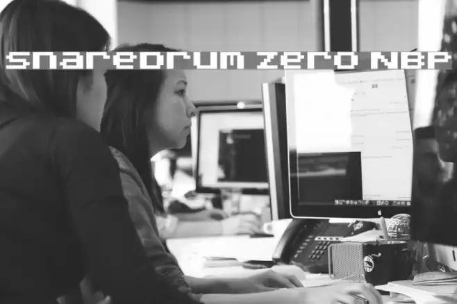 SnareDrum Zero NBP Schriftart examples