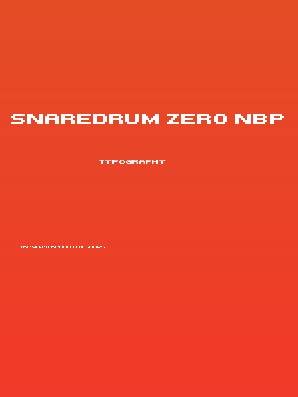 SnareDrum Zero NBP Poster