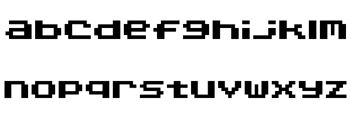 SnareDrum Zero NBP Font LOWERCASE