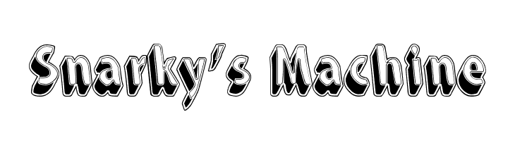 Snarky's Machine Font