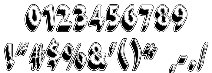 Snarky's Machine Font OTHER CHARS