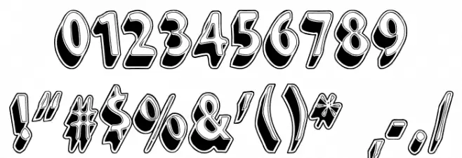 Snarky's Machine Font OTHER CHARS