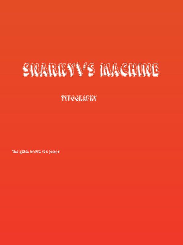 Snarky's Machine Poster