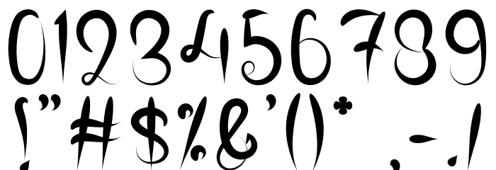 Snazzy Small Font OTHER CHARS
