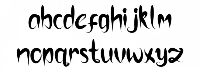 Snazzy Small Font LOWERCASE