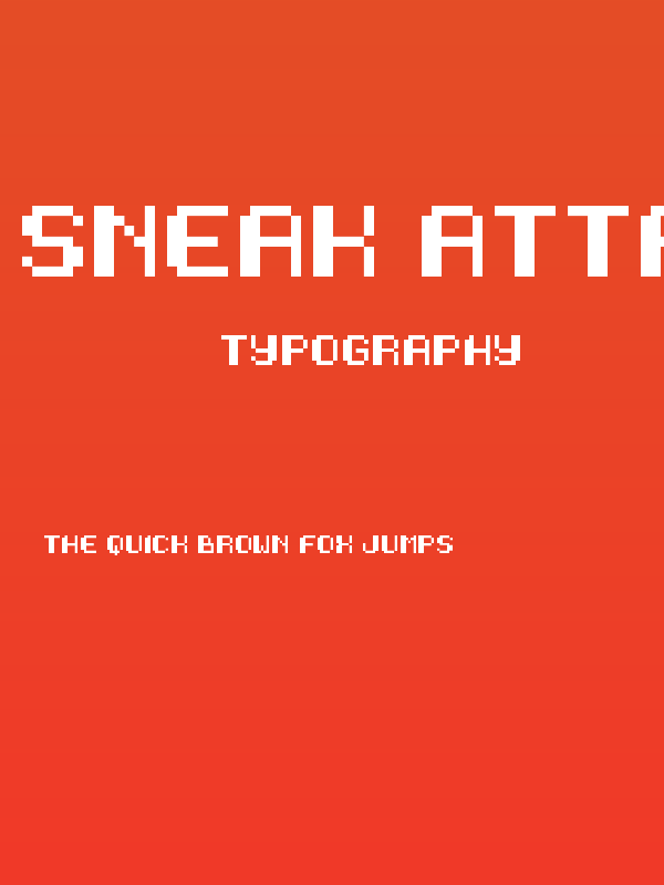 Sneak Attack Regular Poster