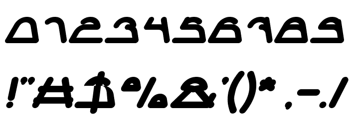 Sneak Peeks Bold Italic Font OTHER CHARS