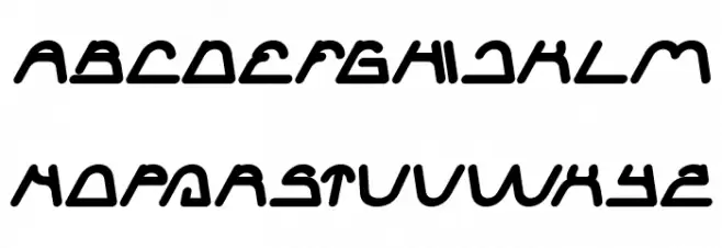 Sneak Peeks Bold Italic Schriftart Groß