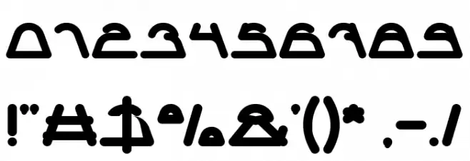 Sneak Peeks Bold Font OTHER CHARS