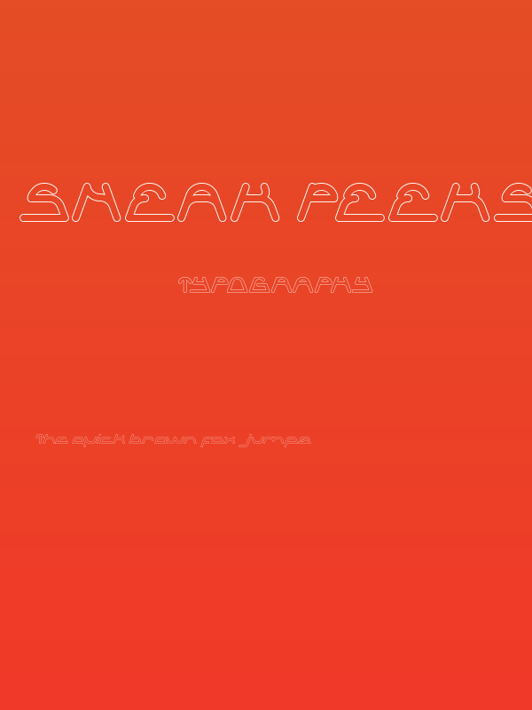 Sneak Peeks-Hollow Poster