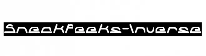Sneak Peeks-Inverse  Descarca Fonturi Gratis