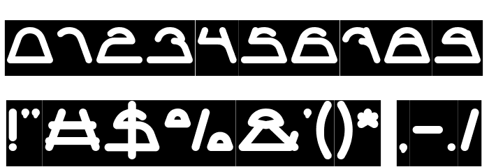 Sneak Peeks-Inverse Font OTHER CHARS