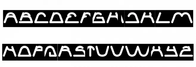 Sneak Peeks-Inverse 字体 大写
