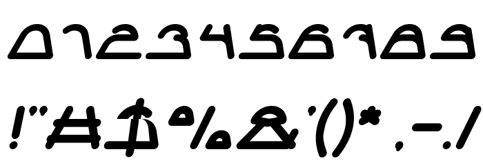 Sneak Peeks Italic Font OTHER CHARS