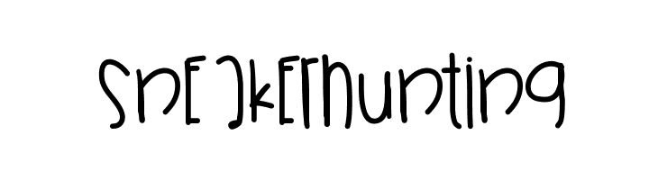SneakerHunting  font caratteri gratis