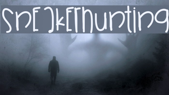 SneakerHunting Font examples