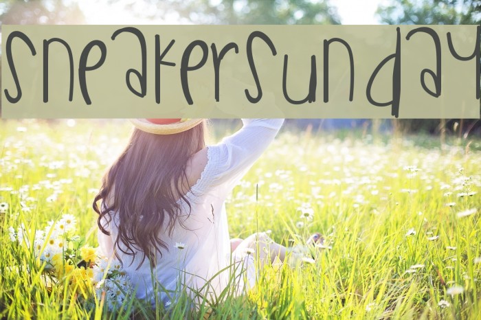 SneakerSunday Font examples