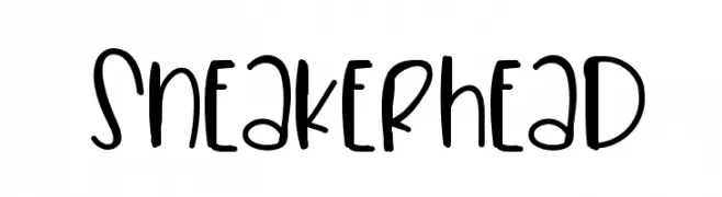 Sneakerhead  Скачать бесплатные шрифты
