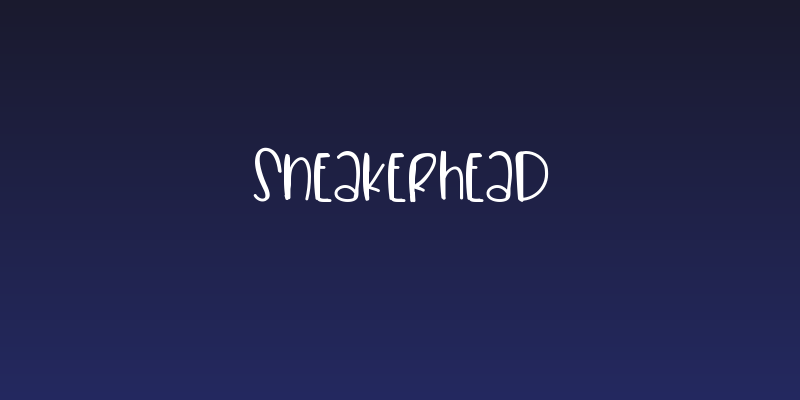 Sneakerhead Social Header