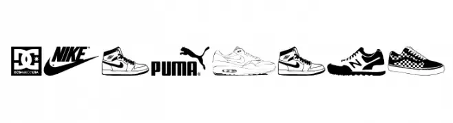 Sneakers  Frei Schriftart Herunterladen