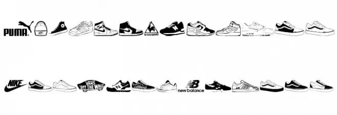 Sneakers Fuentes MINÚSCULAS