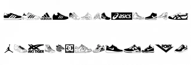 Sneakers Fonte MAIÚSCULAS