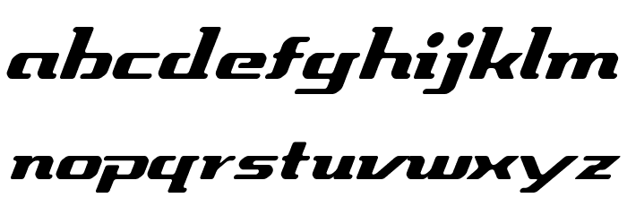 Sneakout Font LOWERCASE