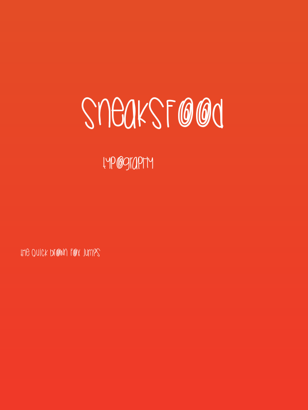 Sneaksfood Poster