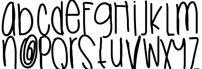 Sneaksfood Font LOWERCASE