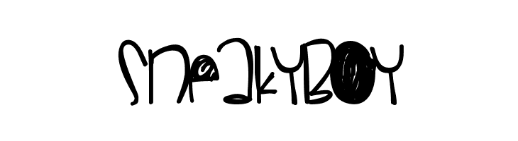 SneakyBoy  Frei Schriftart Herunterladen
