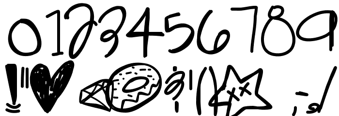 SneakyBoy Font OTHER CHARS