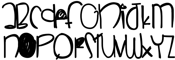 SneakyBoy Font LOWERCASE