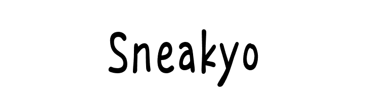 Sneakyo  Fuentes Gratis Descargar