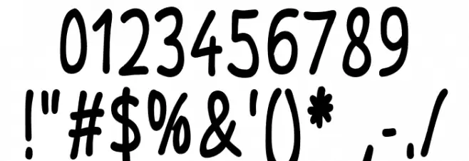 Sneakyo Font OTHER CHARS