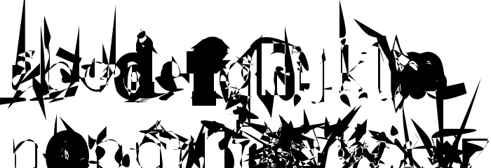 Snetripp Font LOWERCASE