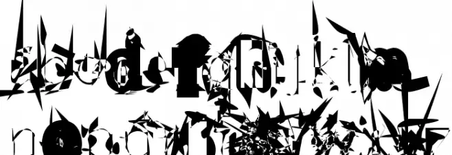 Snetripp Font LOWERCASE