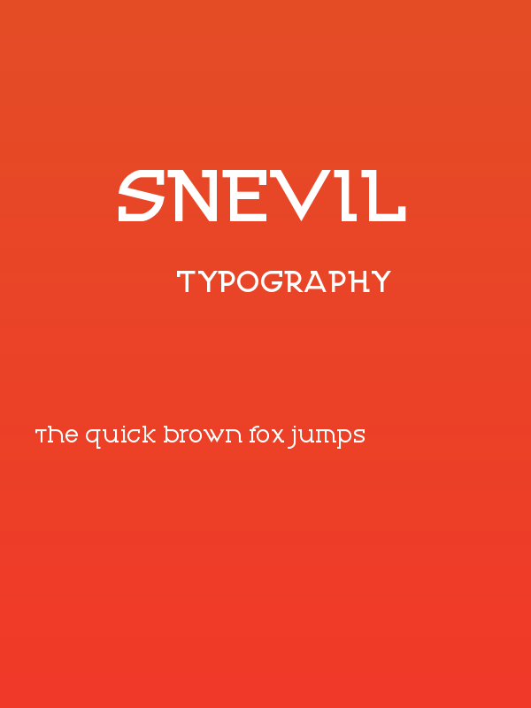Snevil Poster