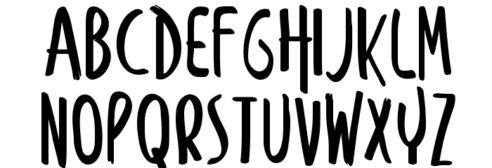 Snicker Snack Font LOWERCASE