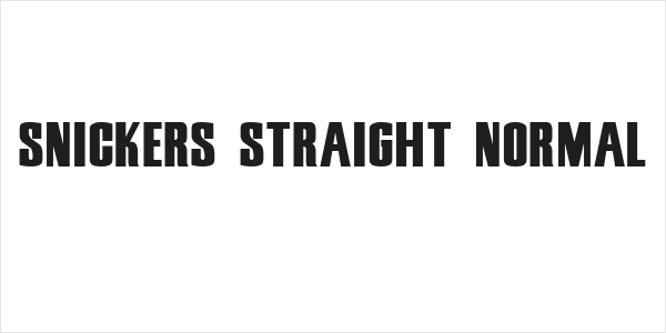 Snickers Straight Normal Logo