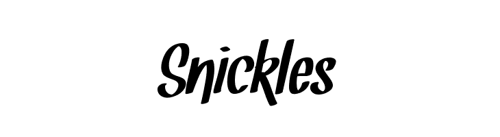 Snickles  font caratteri gratis