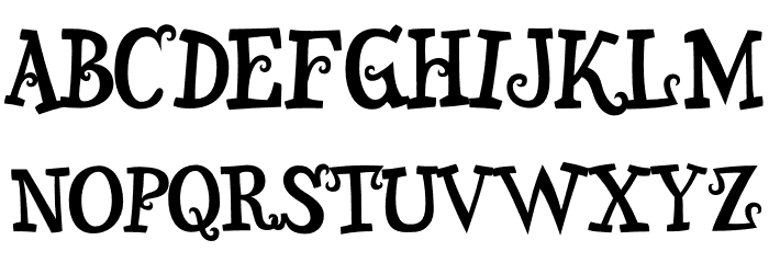 Snidely-Regular Font LOWERCASE