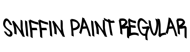 Sniffin Paint Regular  Fuentes Gratis Descargar
