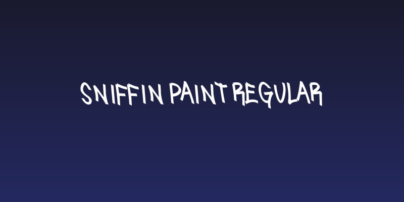 Sniffin Paint Regular Social Header