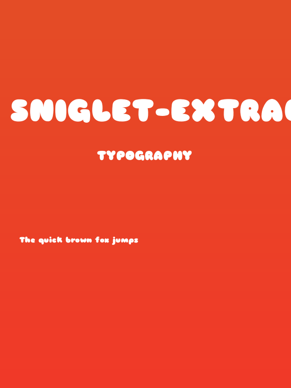 Sniglet-ExtraBold Poster